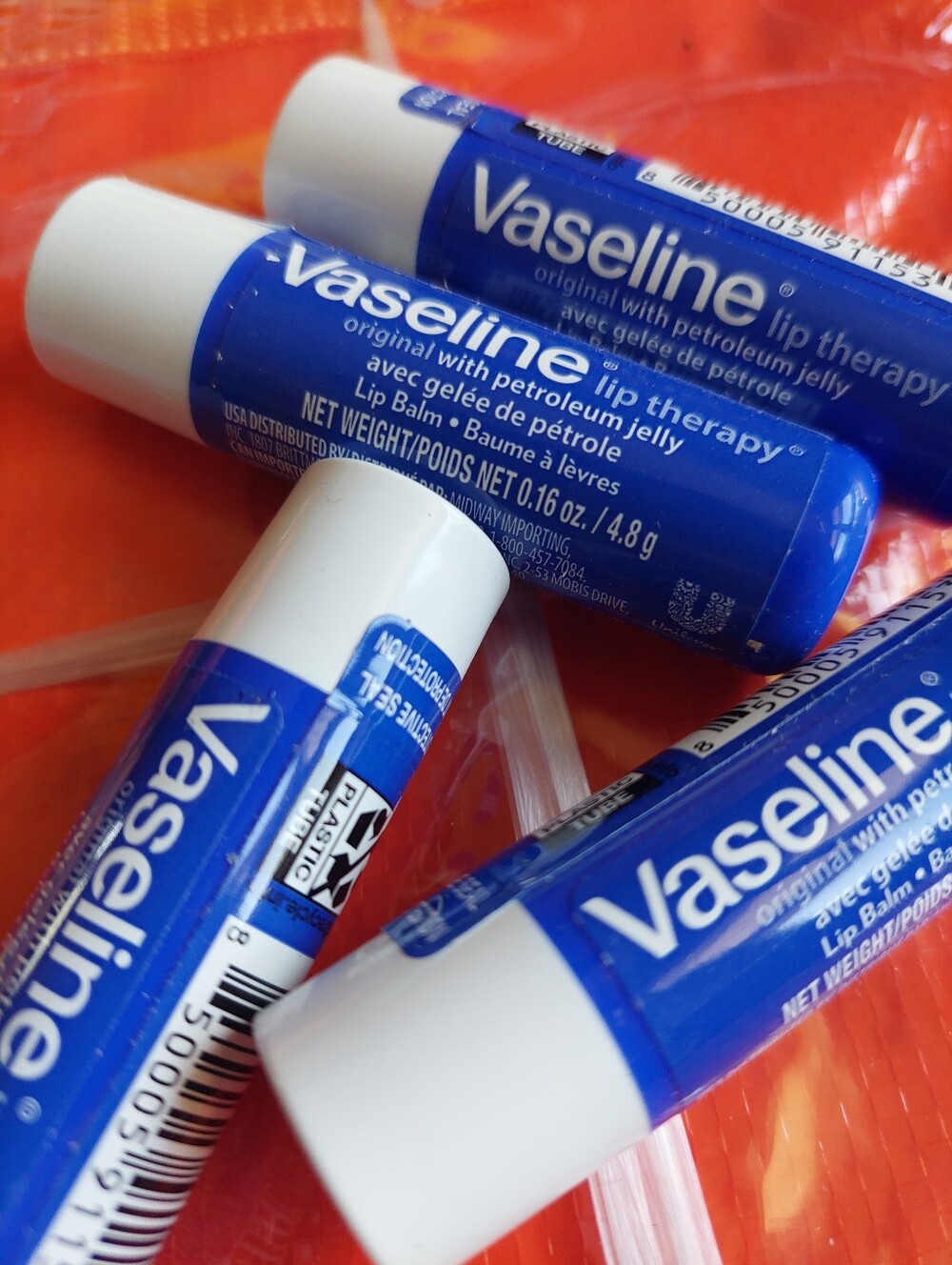 Lot Of 4 New Vaseline Lip Therapy - Picture 2 of 4